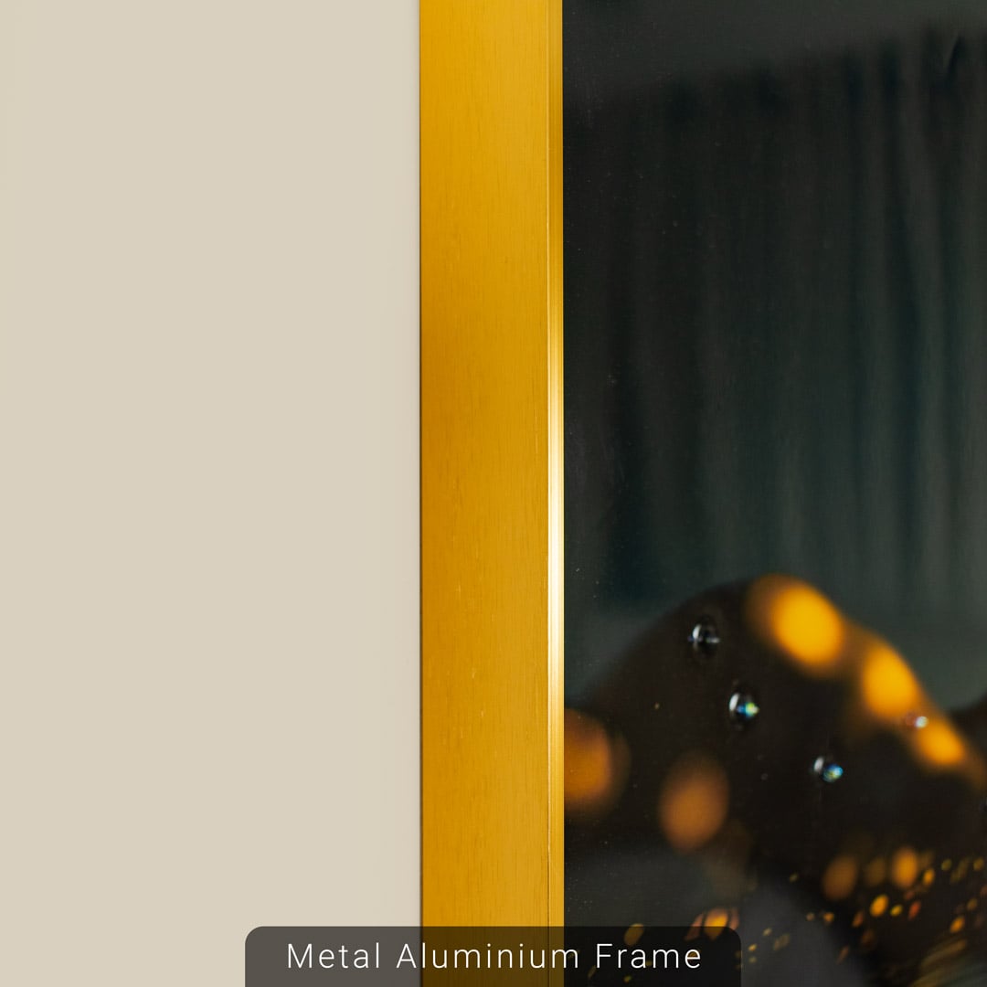 Golden Tree of Life Fantasy Wall Art Frame with Resin Stone Design and Aluminium Frame - Image 12